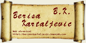 Beriša Kartaljević vizit kartica